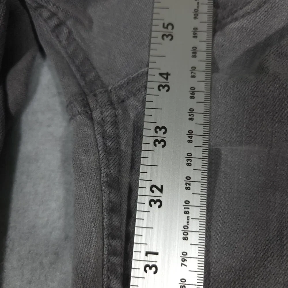 Arizona Jean Co Mens Size 38x34 Athletic Fit Gray Stretch Denim Pants